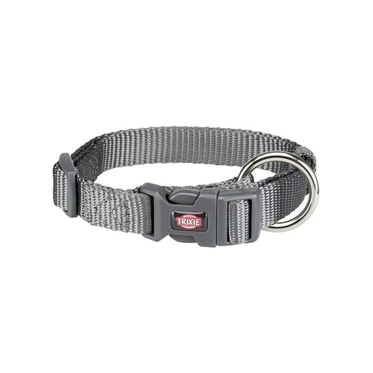 Trixie Premium Dog Collar Graphite M-L