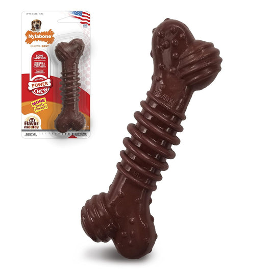 Nylabone Dura Power Chew Bone Chew Dog Toy - Rufftail