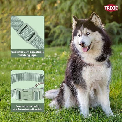 Trixie Premium Dog Collar Sage S-M