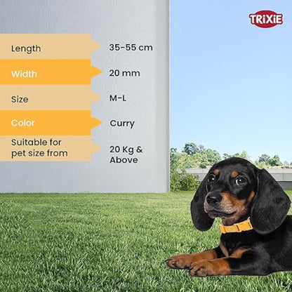 Trixie Premium Dog Collar Curry S-M