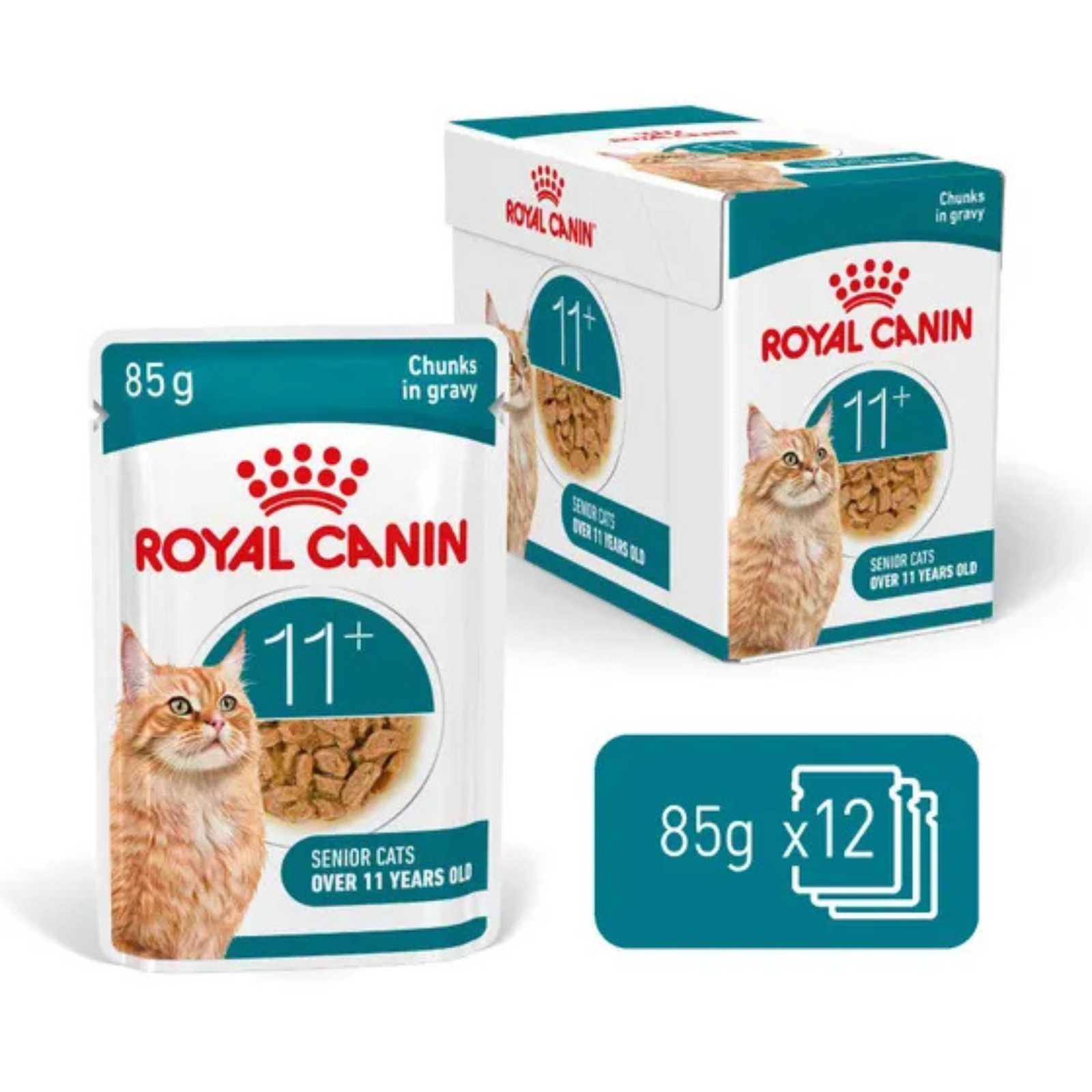 Royal Canin Ageing 11+ Gravy Wet Cat Food 85g