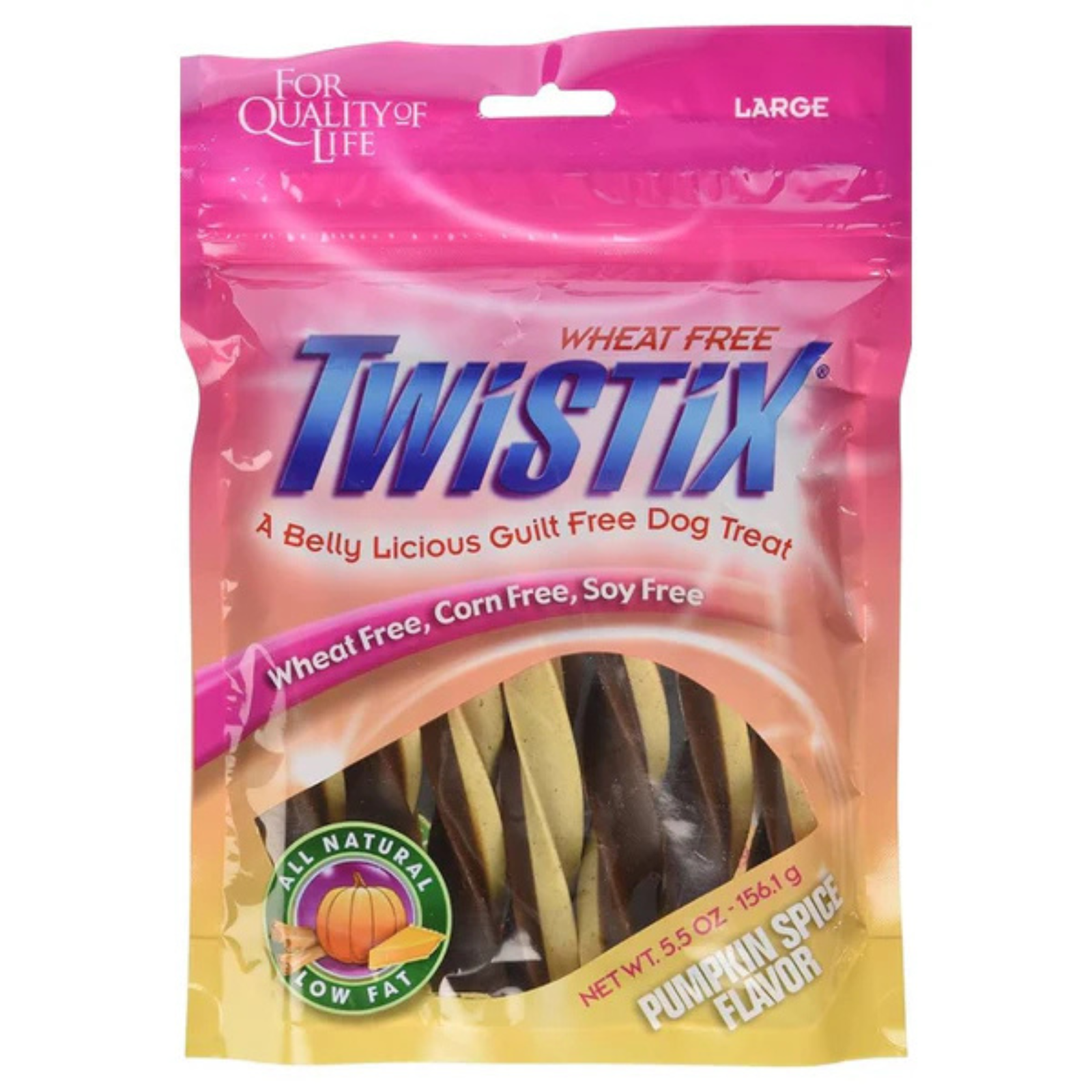 NPIC Twistix Pumpkin Large Treats For Dogs product image 3 - Rufftail Pune