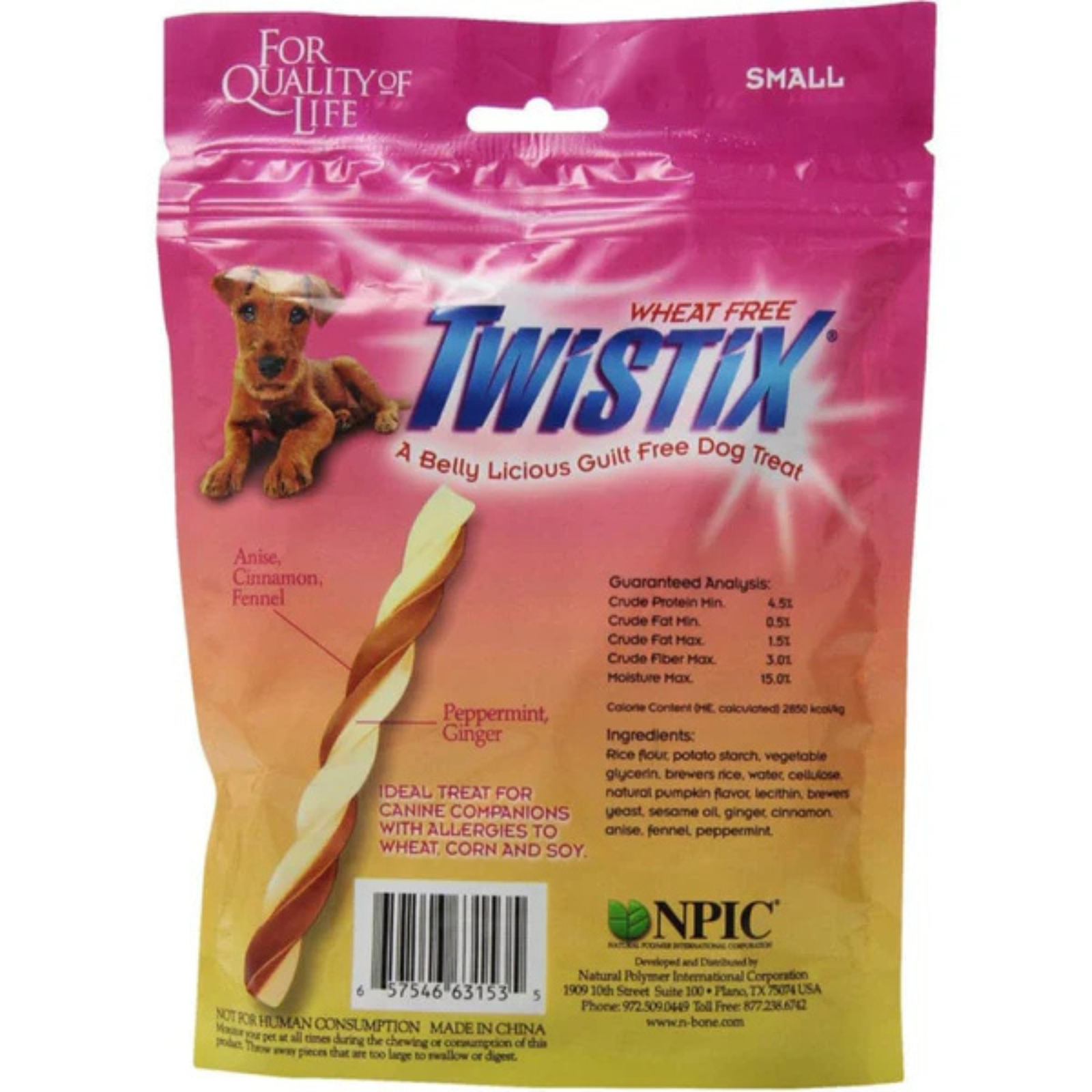 NPIC Twistix Pumpkin Large Treats For Dogs product image 4 - Rufftail Pune