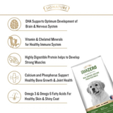 Signature Grain Zero Real Chicken, Egg and Vegetables Puppy Dog Dry Food- All Breeds