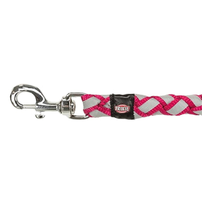 Trixie Cavo Reflect Adjustable Dog Lead Reflective - Fuchsia
