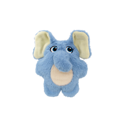 KONG Snuzzles Kiddos Elephant Dog Toy - Soft & Squeaky - Rufftail