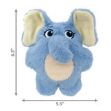 KONG Snuzzles Kiddos Elephant Dog Toy- Soft & Squeaky product image 2 - Rufftail Pune