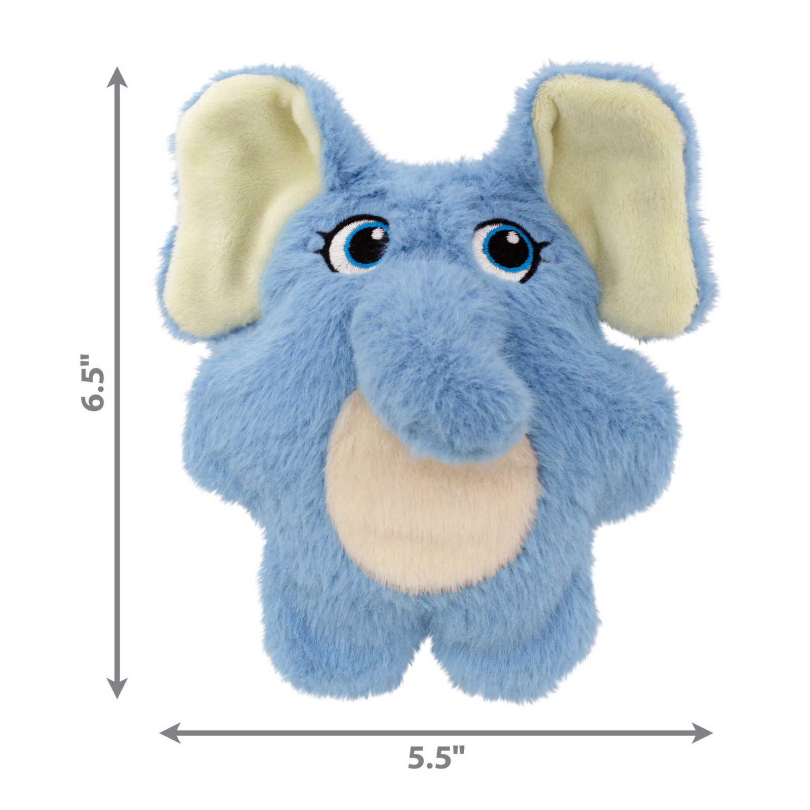 KONG Snuzzles Kiddos Elephant Dog Toy- Soft & Squeaky product image 2 - Rufftail Pune