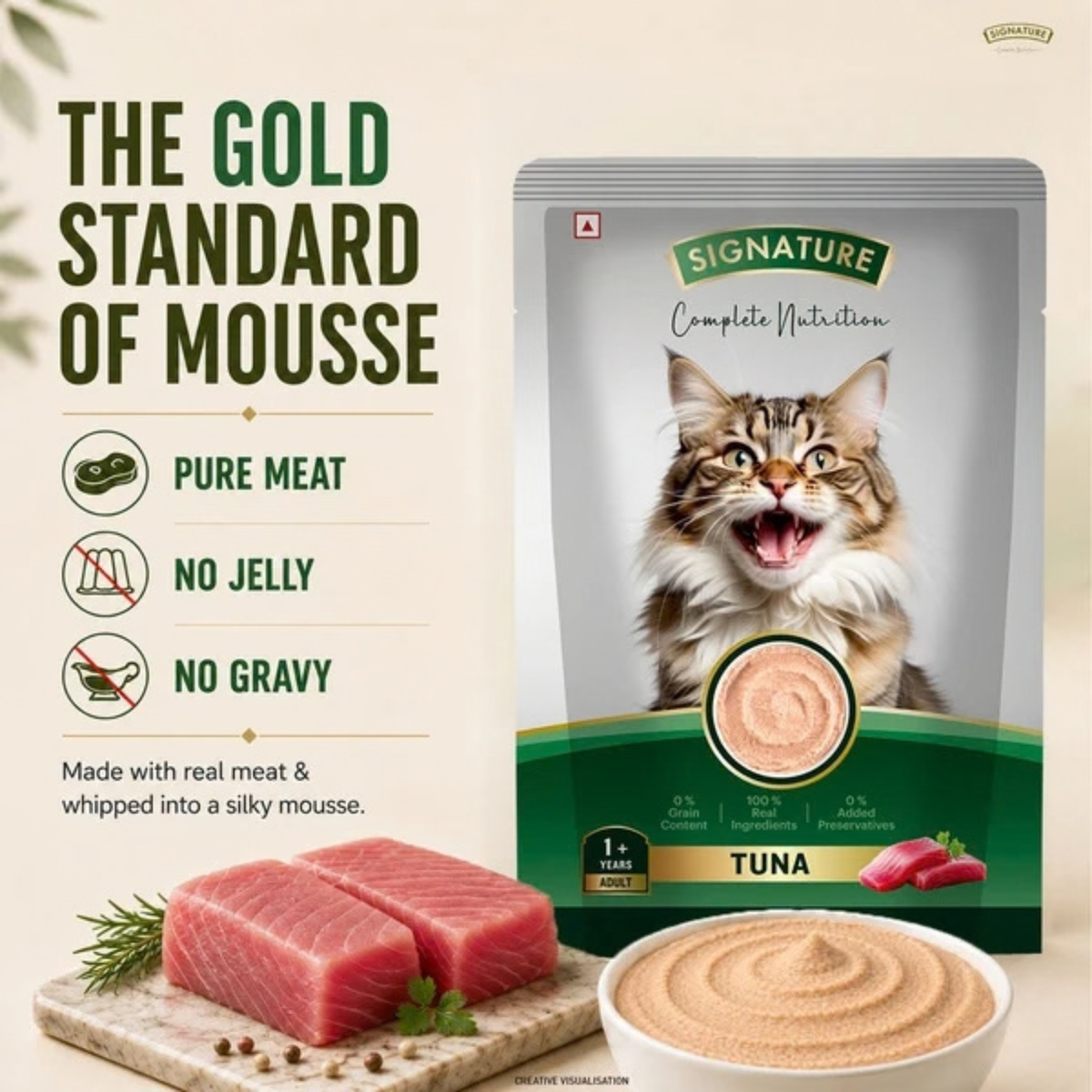 Signature Grain Zero Tuna Mousse Adult Cat Wet Food