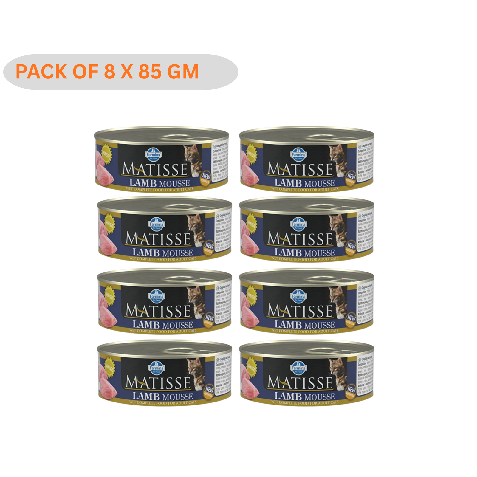 Farmina Matisse Cat Food Lamb Mousse-Food for Adult Cats product image 4 - Rufftail Pune
