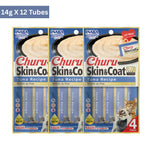Inaba Churu Skin & Coat Tuna Recipe Cat Treats (14gx4) - Rufftail