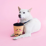 ZippyPaws NomNomz Boba Milk Tea Squeaky Dog Toy