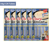 Inaba Churu Skin & Coat Tuna Recipe Cat Treats (14gx4) - Rufftail