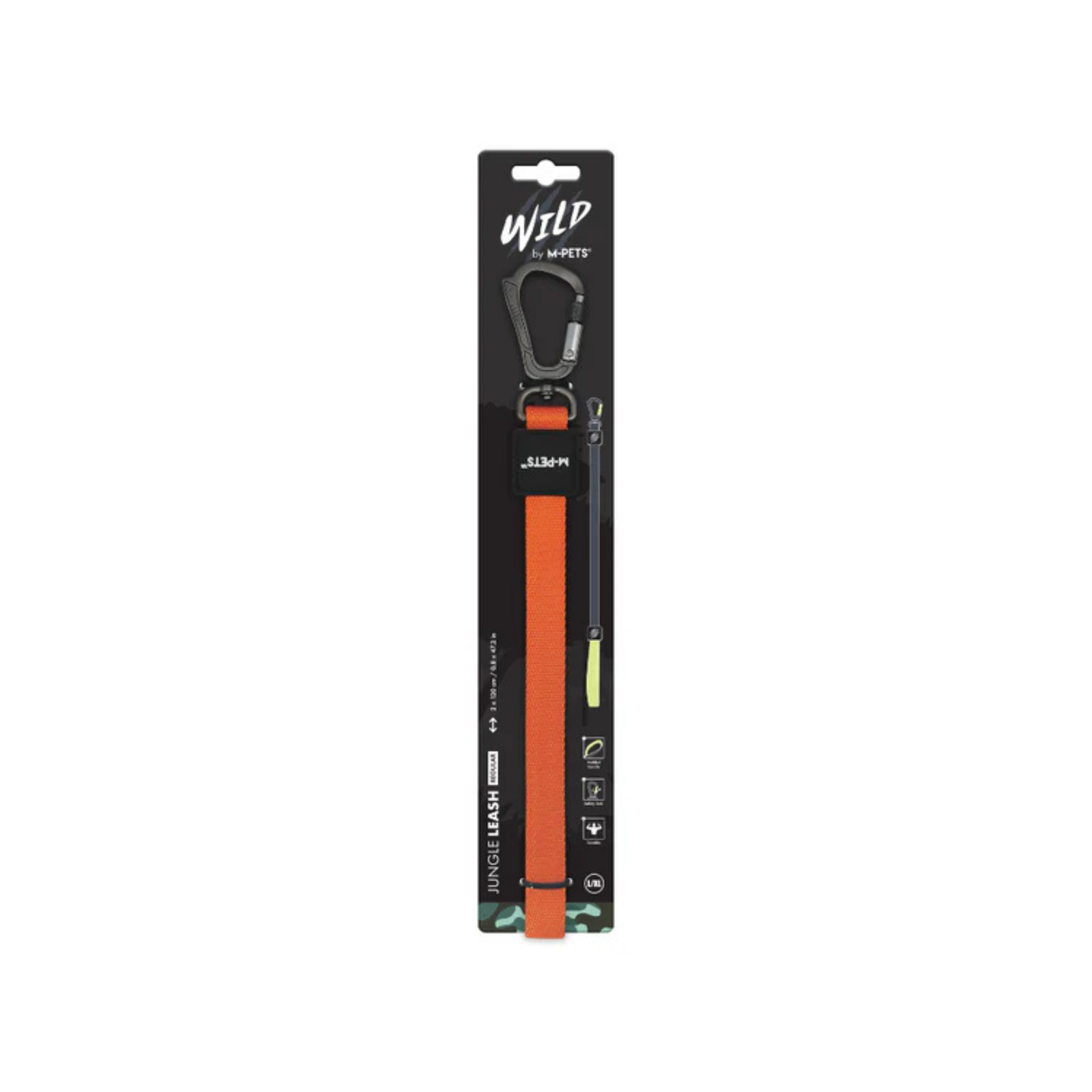 M-Pets WILD Jungle Regular Leash product image 4 - Rufftail Pune