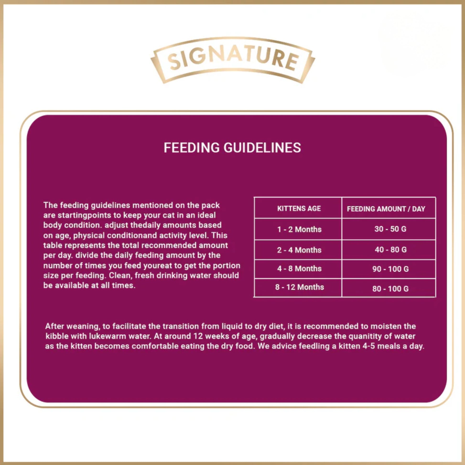 Signature Grain Zero Mother & Kitten Dry Cat Food - All Breed Formula - Rufftail