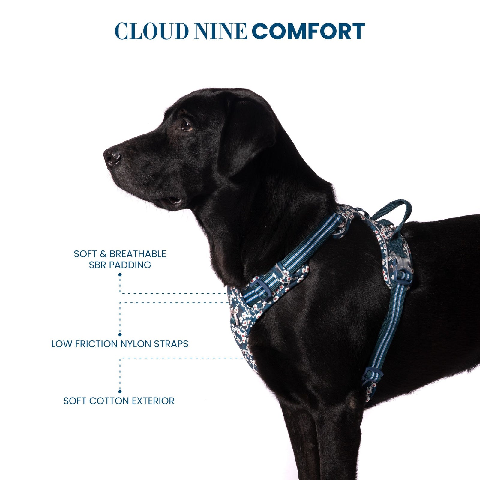 Truelove Floral No Pull Pet Harness for Dogs product image 14 - Rufftail Pune