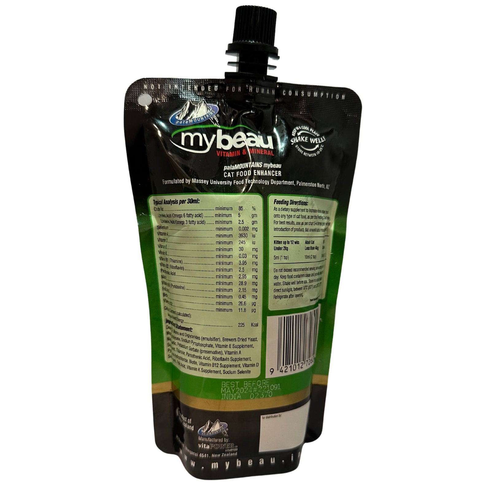 Palamountains My Beau Vitamin & Mineral Cat Supplement product image 5 - Rufftail Pune