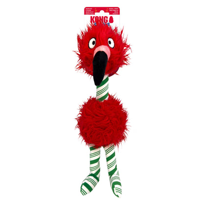 KONG Holiday Comfort Bird Dog Toy – Plush, Squeaky Fun Toy - Rufftail