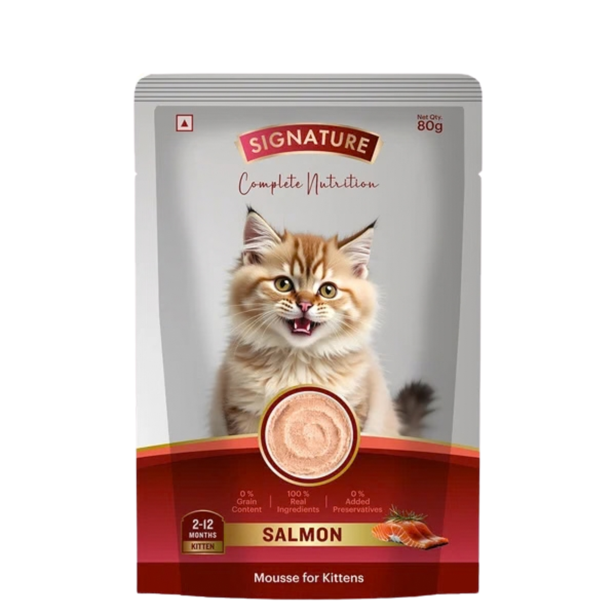 Signature Grain Zero Salmon Mousse Kitten Cat Wet Food