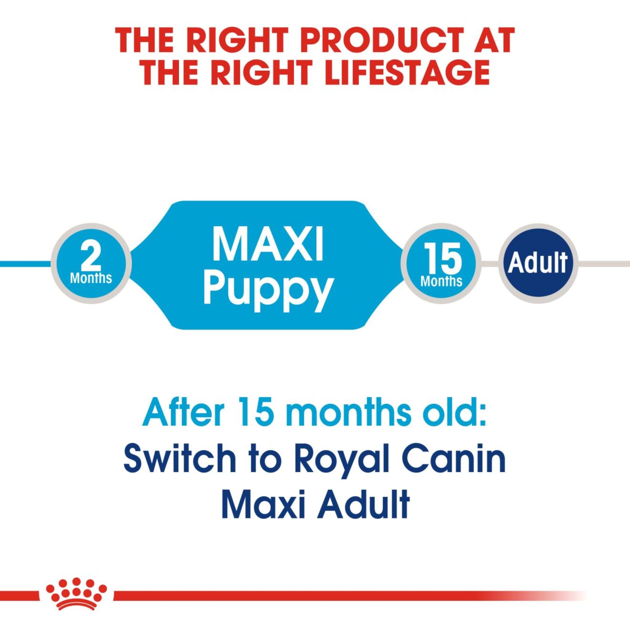 Royal Canin Dry Maxi Puppy Complete feed for dogs (DAMAGE BY CAT) - Rufftail