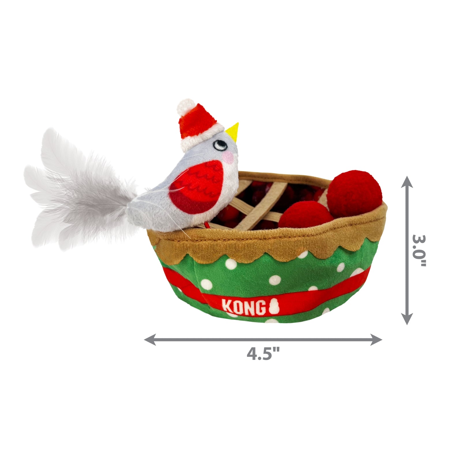 KONG Holiday Puzzlements Pie Cat Toys – Fun & Engaging - Rufftail