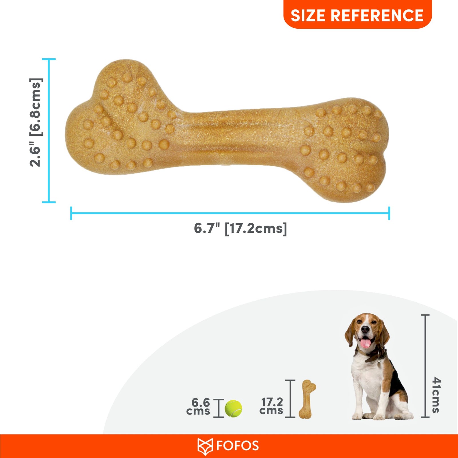 BarkButler x FOFOS Woodplay Brush Bone Durable Dog Chew Toy product image 2 - Rufftail Pune