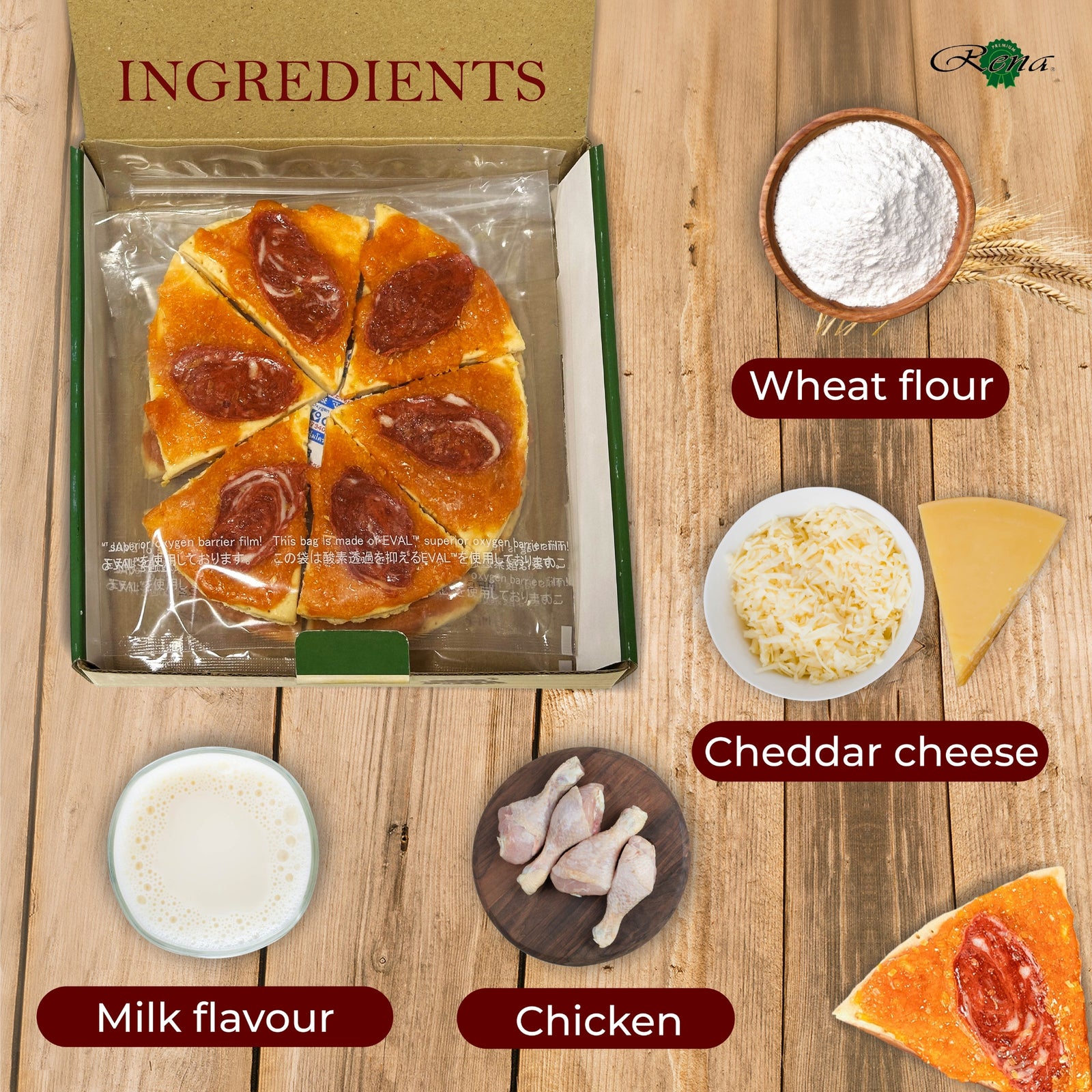Rena Cookie & Pizza Dog Treat product image 5 - Rufftail Pune