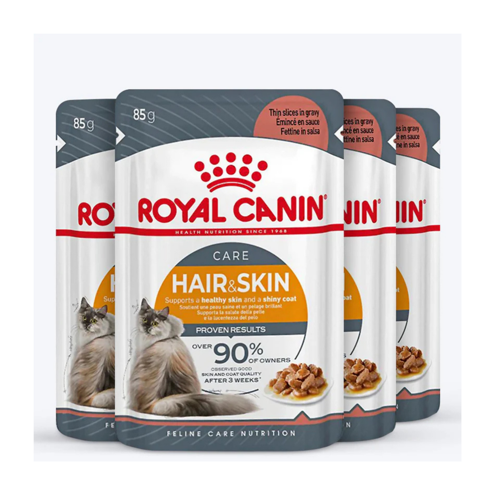 Royal Canin Hair & Skin Care In Gravy Adult Cat Wet Food - Rufftail