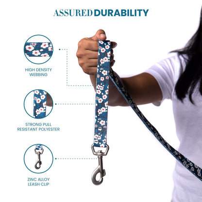 Truelove Floral Pet Leash with Multi-Handles for Dogs - Rufftail