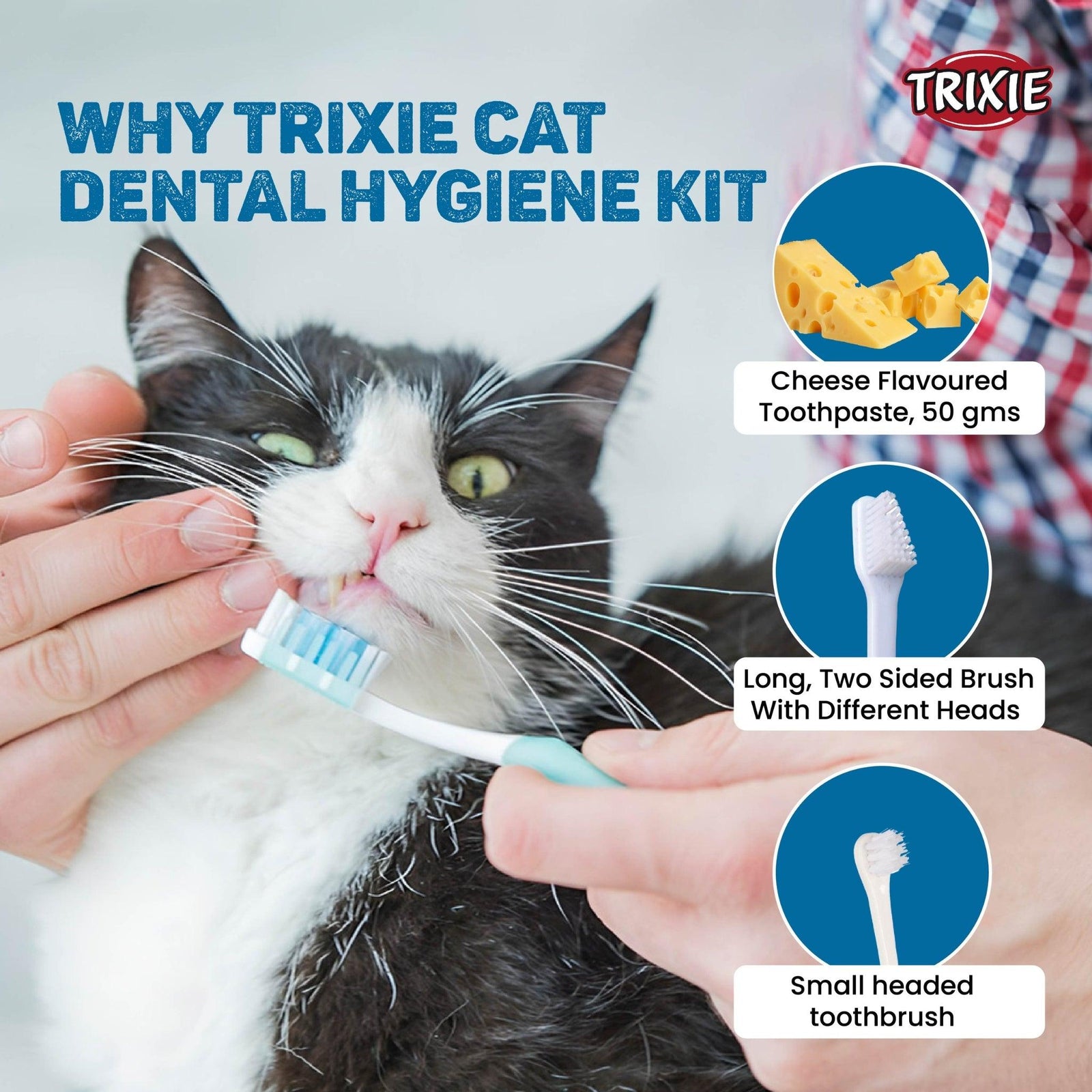 Trixie Cat Dental Hygiene Set product image 3 - Rufftail Pune