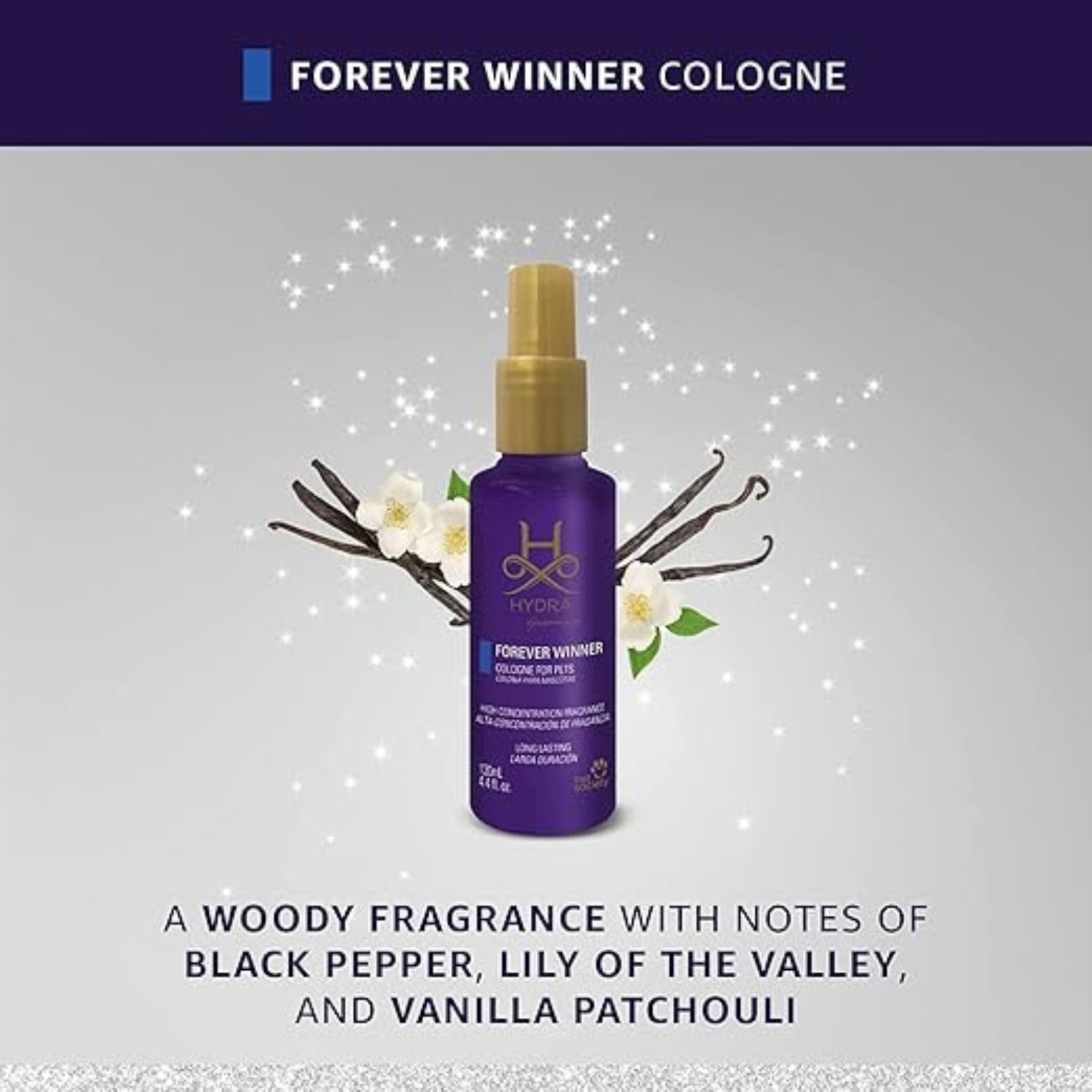 Hydra Forever Winner Pet Cologne- 130ml product image 2 - Rufftail Pune