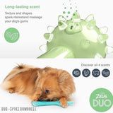 Zeus DUO Spike Dumbbell Dog Toy- Green Mint 18cm product image 3 - Rufftail Pune