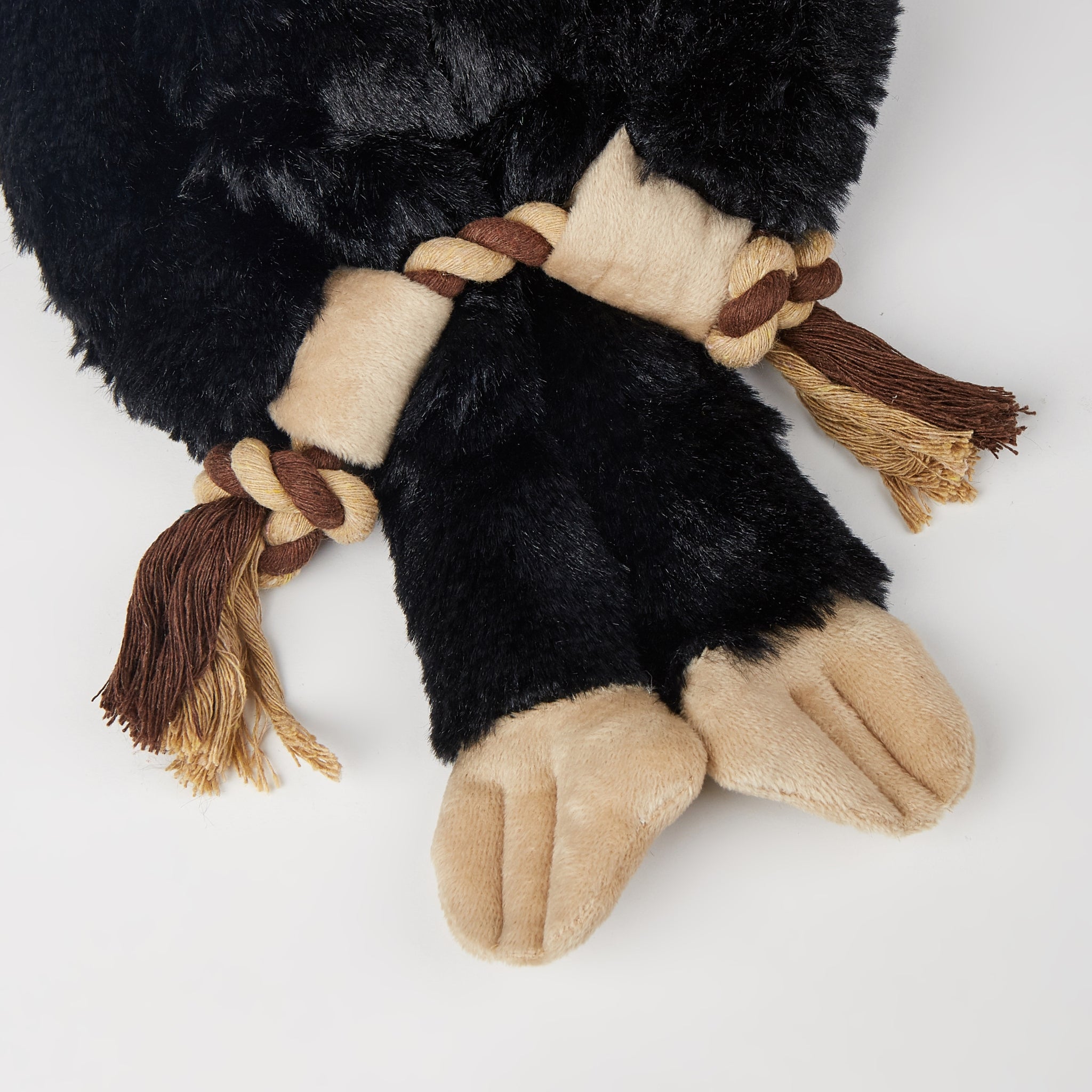 BarkButler x FOFOS Wildlife Plush Gorilla Toy - Squeaky & Soft Dog Toy - Rufftail