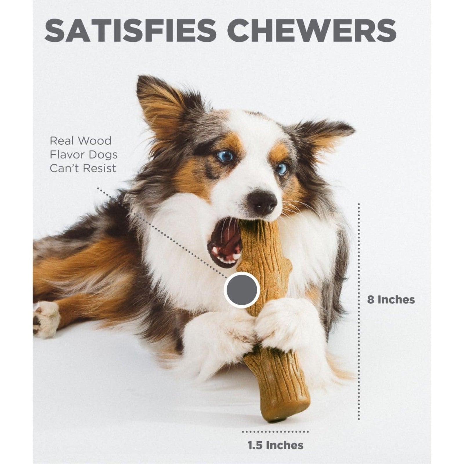 Petstages Dogwood Durable Stick Dog Toy- Medium 18cm product image 4 - Rufftail Pune