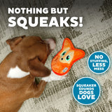 Outward Hound Fox Durablez Invincibles With Squeak Plush Toy For Dog