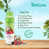 Tropiclean Berry and Coconut Deep Cleansing Shampoo for Pets - 355 ml - Rufftail