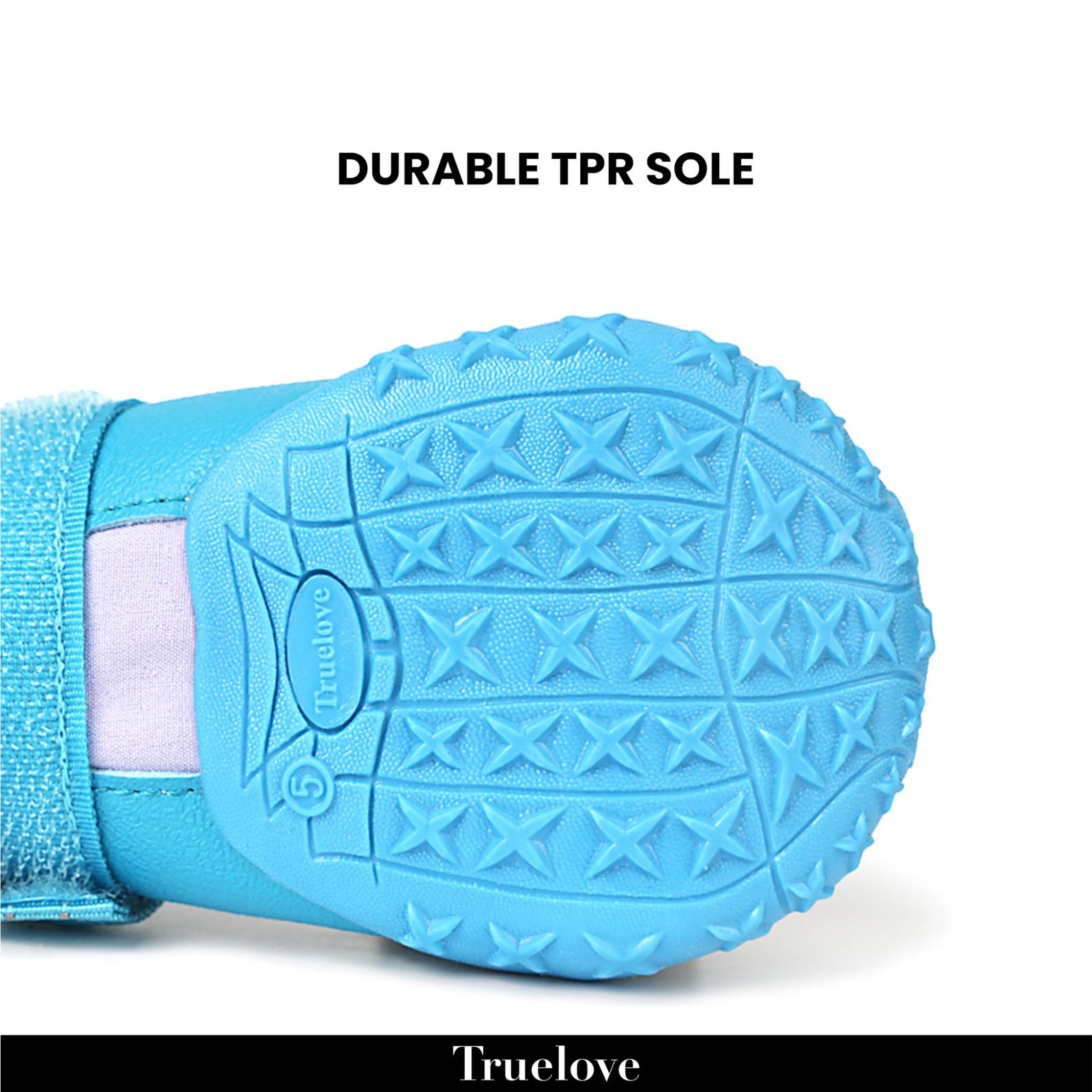 Truelove Reflective Waterproof & TPR Sole Dog Shoes - Set Of 4 Pinecone/Glazed Ginger - Rufftail