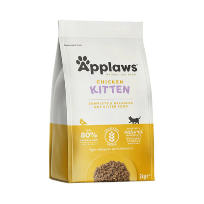 Applaws Complete Natural and Grain Free Dry Cat Food - Kitten Chicken - Rufftail