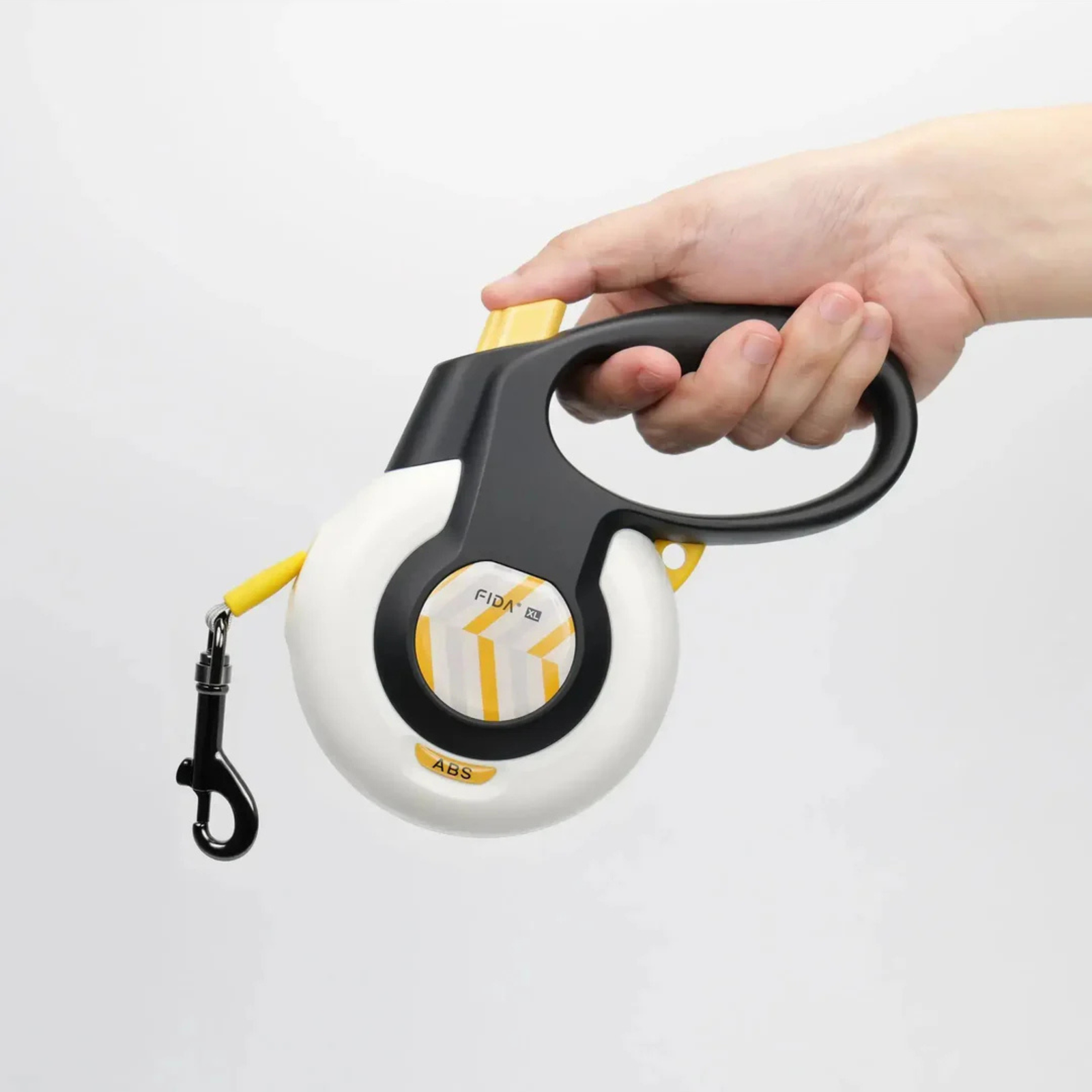 Fida AutoBrake Retractable Dog Leash- White Medium product image 2 - Rufftail Pune