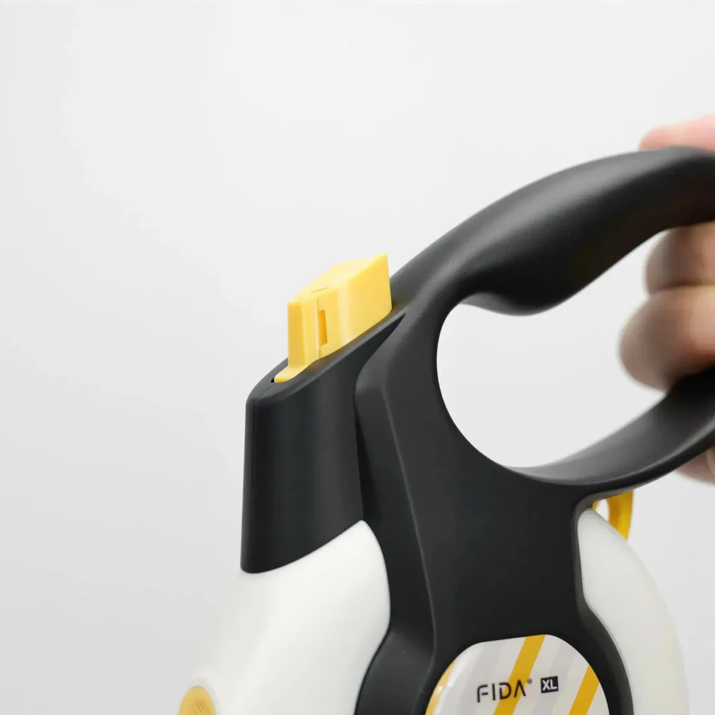 Fida AutoBrake Dog Leash - White M (max 25 kg)