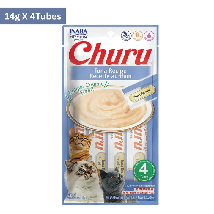 Inaba Churu Tuna Recipe Cat Treats (14gx4) - Rufftail