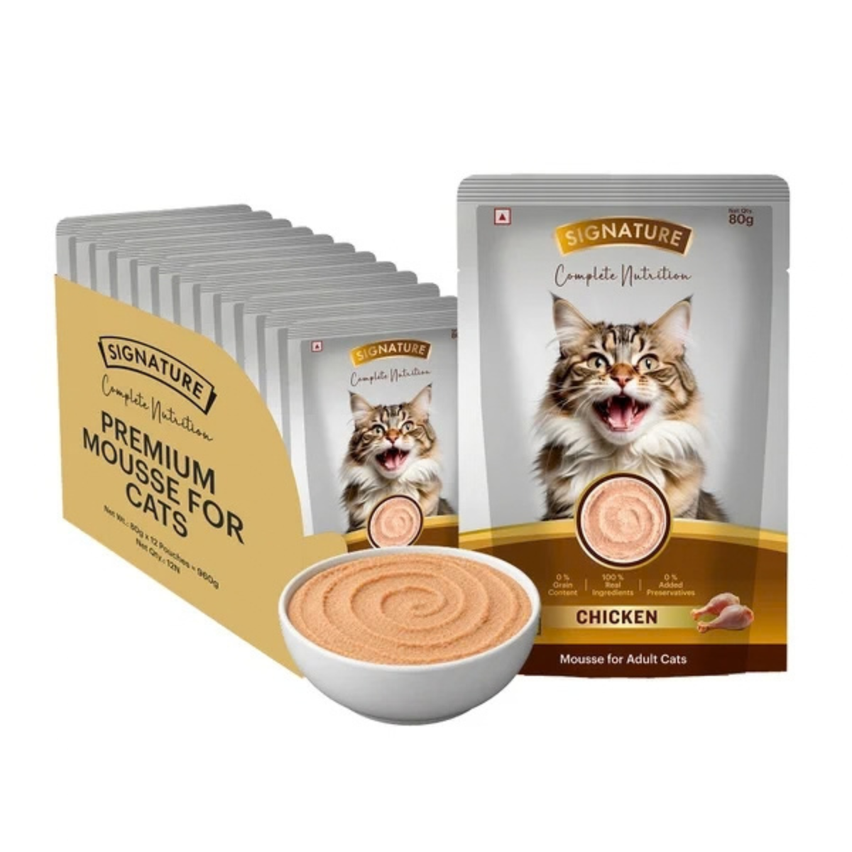 Signature Grain Zero Chicken Mousse Adult Cat Wet Food