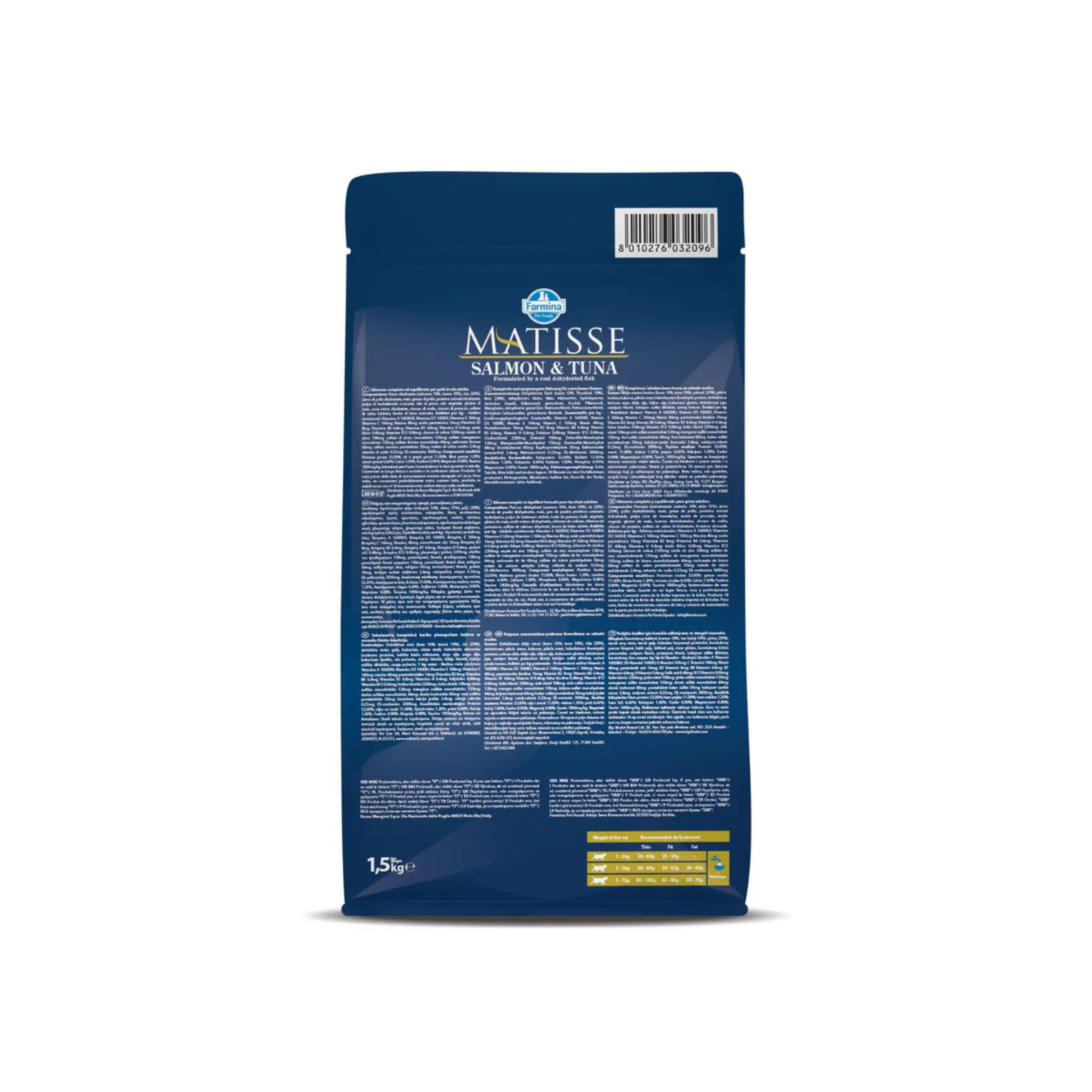 Farmina Matisse Dry Cat Food- 1.5kg (Salmon & Tuna + Chicken & Rice) product image 3 - Rufftail Pune