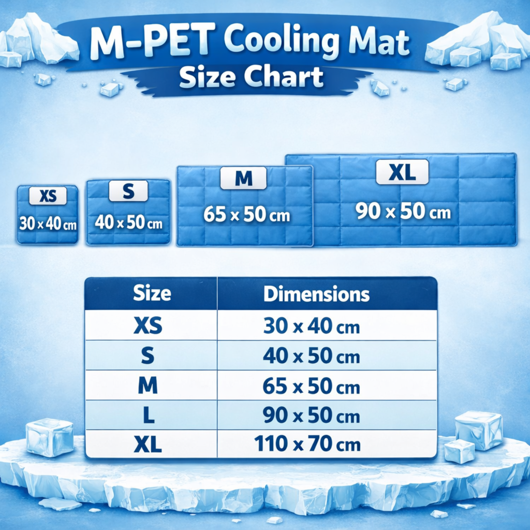 M-pets FROZEN Cooling Mats for Dogs