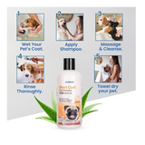 Forcans Aloe Dog Shampoo - Short Coats, Moisturizing & Soothing Formula (300 ml) - Rufftail