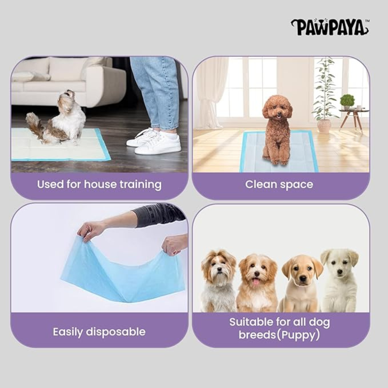 Pawpaya Puppy Training Pads XL - 24 pcs