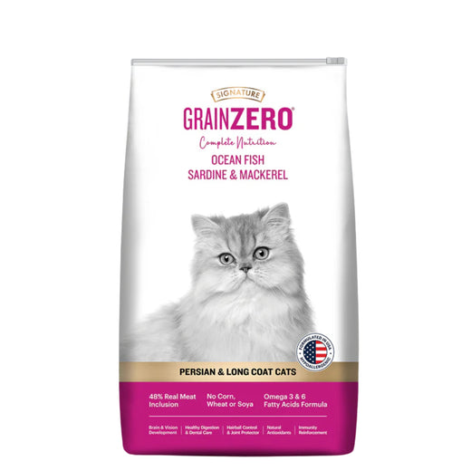 Signature Grain Zero Persian And Long Coat Dry Cat Food