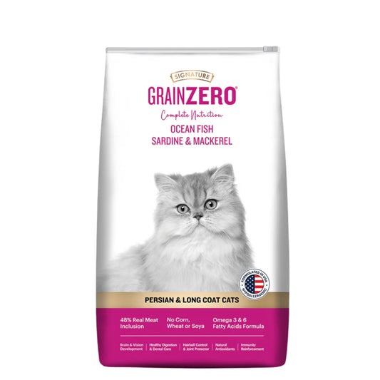 Signature Grain Zero Persian And Long Coat Dry Cat Food - Rufftail