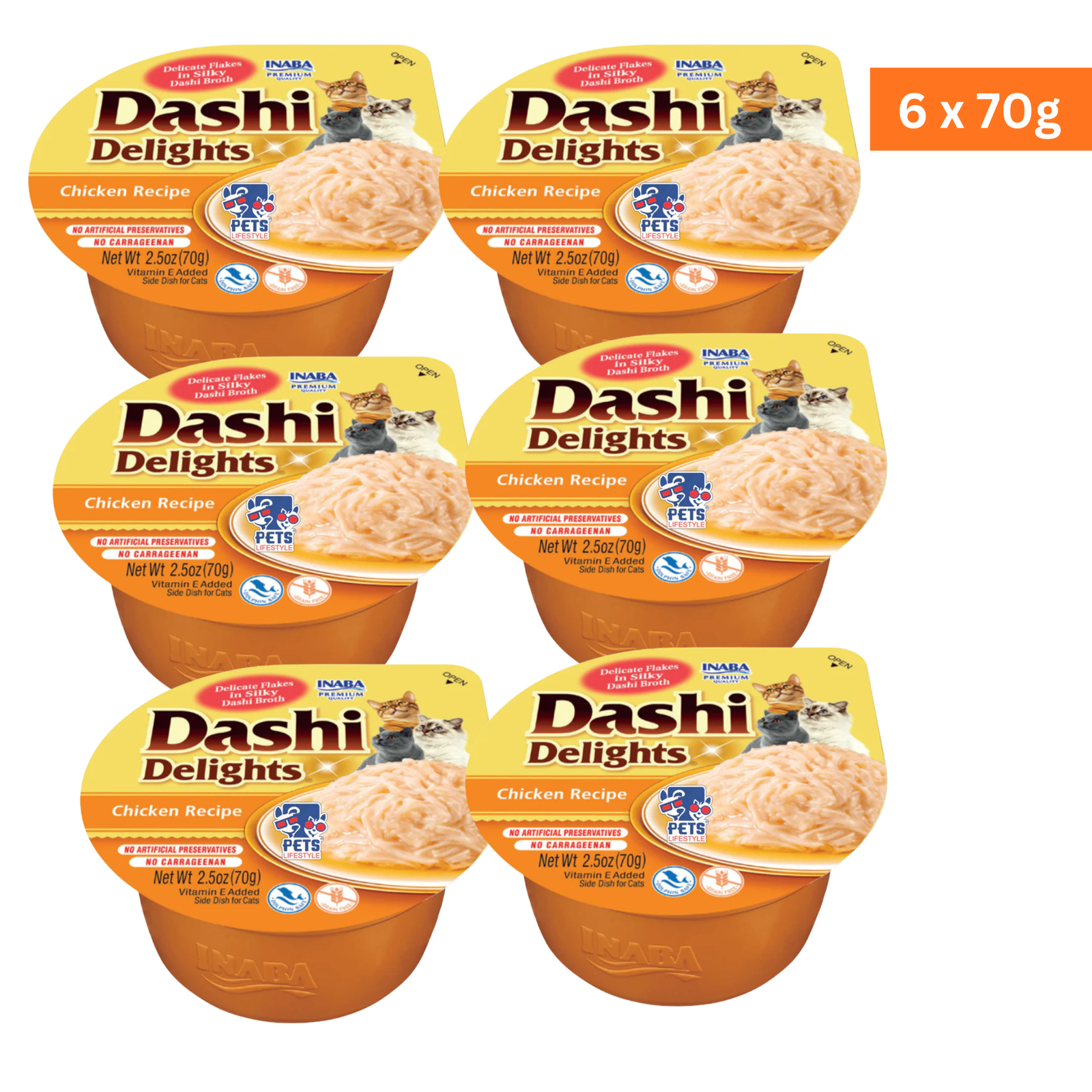 Inaba Dashi Delights Chicken Recipe Hydrating Wet Cat Treat & Topper