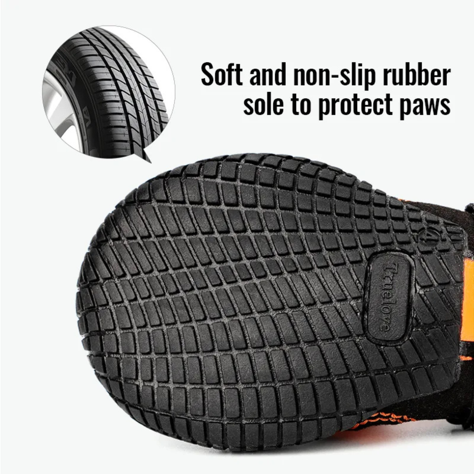 Truelove Premium All Weather Shoes- Neon Orange product image 5 - Rufftail Pune